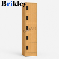 Armoire de chambre d'hôtel en MDF, armoire en bois avec serrure électronique numérique pour le salon