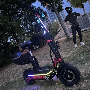 Scooter Eléctrico Plegable de 13 Pulgadas, Personalizado, con Motor Dual de 72V, Batería de Iones de Litio de 30-100ah, Alcance de 60-300km, Velocidad de 90-120KMH - Product Image 5