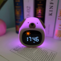 Silicone Horloge Chien Chiot Portable Bébé Blanc Bruit Machine pour Insomnie Usb Sommeil Formateur Bébé Pépinière Son Machine