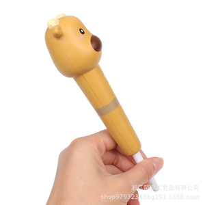 Funda para bolígrafo de PU con diseño de ciervo, juguete antiestrés de rebote lento, regalo de papelería con diseño de animal de dibujos animados, novedad de plástico con impresión digital - Product Image 4