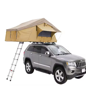 Tienda de campaña para techo de 4 estaciones con anexo Soft Shell SUV Camping Car Tent | Tienda en la azotea para todo <span class=keywords><strong>terreno</strong></span> - Product Image 4