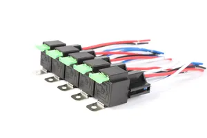 30A Automotive Fuse Relay 12V/24V 4pin/5pin And Wire Harness Kit