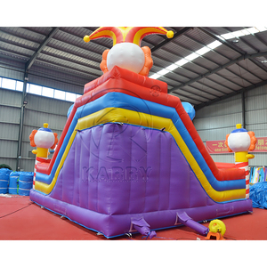 Castello Gonfiabile Commerciale Clown con Scivolo, <span class=keywords><strong>Vendita</strong></span> Diretta dalla Fabbrica, Castello Gonfiabile per Parco Giochi a Tema Circo - Product Image 4