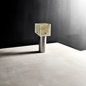 Natural Marble Table Lamp 20x42cm LED E27 Switch Control For Bedroom Living Room Study Desk - Product Image 1
