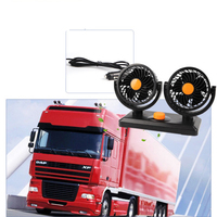 Usine Offres Spéciales Gm Mini 360 degrés de Rotation Unique-tête Double-tête électrique Dc 12v/24v camion Froid Ventilateur Mini Ventilateur
