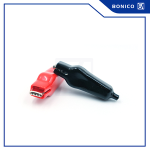 คลิปหนีบแบตเตอรี่แบบ<span class=keywords><strong>ปาก</strong></span>แบน 20A แบบหุ้มฉนวนอย่างดี สำหรับงานหนัก ใช้สำหรับแบตเตอรี่รถยนต์และการทดสอบทางไฟฟ้า - Product Image 6