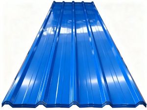 Tôles de Toiture en Zinc Ondulées Galvanisées de 0,4 mm, Tôles Ondulées Galvanisées Légères, Tôles Ondulées Galvanisées Revêtues - Product Image 2