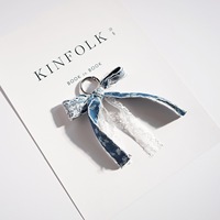 Mode dentelle nœud porte-clés Y2K ruban téléphone breloque pendentif sac sac suspendu porte-clés accessoires bijoux mignon nœud papillon femmes cadeau
