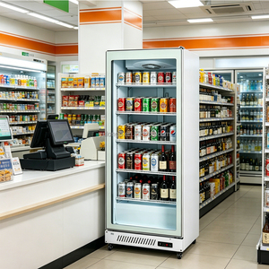 <span class=keywords><strong>Vitrine</strong></span> <span class=keywords><strong>réfrigérée</strong></span> verticale YULONGE à porte vitrée simple <span class=keywords><strong>pour</strong></span> supermarché, idéale <span class=keywords><strong>pour</strong></span> les aliments surgelés - Product Image 6