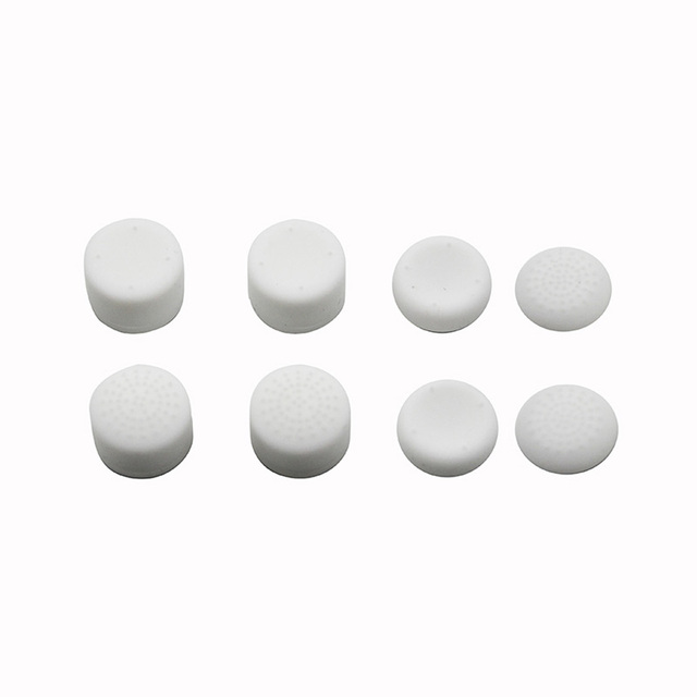 Silicone Rubber TPU Plastic Durable Non-Slip Analog Thumb Stick Grips for Series S/X Controller Black Game Accessories