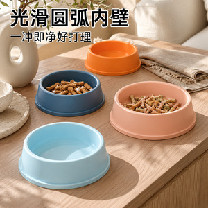 Daoge Bol pour animaux de compagnie, grand, rond, anti-renversement, en PP épaissi, pour chien et chat, bleu clair - Product Image 3