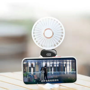 Ventilateur de bureau portable mini pliable avec affichage numérique, recharge USB, prix d'usine, pour intérieur et extérieur - Product Image 3