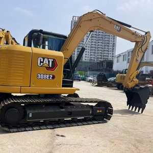 Excavadora de cadenas usada CAT 308E2, excavadora urbana compacta con retroalimentación hidráulica rápida - Product Image 1