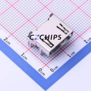 ABA-HDM-013-K09_A <b>HDMI</b> <b>Connector</b> Bent Lead Through Hole <b>Connector</b> - Product Image 1