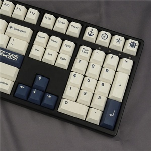 <span class=keywords><strong>GMK</strong></span> Seafarer Tastenkappen Cherry-Profil 129 Tasten PBT Dye-Sub Keycap für MX-Schalter Mechanische Tastatur <span class=keywords><strong>ISO</strong></span>-Tastenkappen - Product Image 4