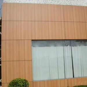 جودة عالية Alucbond خشبية 3 */4 PVDF مركب ألمنيوم مقاوم للحريق الأعلى مبيعًا لكسوة جدران المطبخ والحمام والشقق - Product Image 1