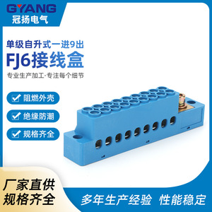 กวนหยางกล่องจำหน่าย FJ6 12ซ็อกเก็ตสีฟ้า IP44อุตสาหกรรมขั้นตอนเดียวการยกระดับด้วยตนเอง - Product Image 5
