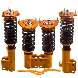 MaXpeedingrods Lengkap Coilover Shock Struts untuk Subaru Impreza WRX GC8 GC6 93-01 Coilovers