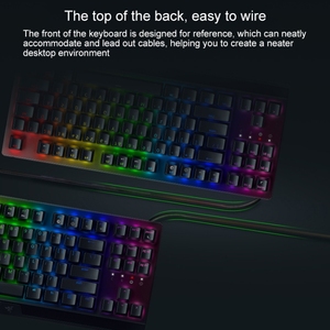 Clavier mécanique filaire Blackwidow V3 Tenkeyless avec éclairage RGB, version compétitive (axe vert) Lq-kb2657g RGB mécanique - Product Image 3