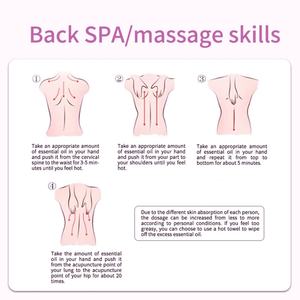 Huile de massage corporelle à la lavande pour la relaxation des muscles endoloris et l'anti-cellulite, marque privée - Product Image 6