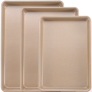 Joho Nướng Bánh Tấm Nhiệm Vụ Nặng Nề Thạch Cuộn Quý Tấm Chảo Lò An Toàn 0.8Mm Kết Cấu Không Dính Bakeware Kim Loại <span class=keywords><strong>Cookie</strong></span> - Product Image 1