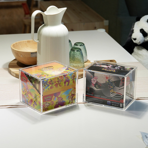 8/10 Tin UV-resistant Pokemoned Mini Tin Display Acrylic <b>Box</b> <b>with</b> Magnetic <b>Lid</b> - Product Image 2