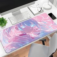 Tapis de souris de bureau avec base en caoutchouc antidérapante, plusieurs tailles disponibles, tapis de souris de haute qualité avec artisanat de bord de verrouillage