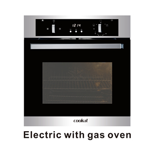 Đầy đủ màu đen được xây dựng trong thiết bị nhà thương mại bánh Lò nướng điện với đối lưu & Rotisserie thép horno lò - Product Image 2