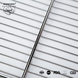 أداة الخبز بالبيع بالجملة على شكل رف مسطح من الفولاذ المقاوم للصدأ للتبريد والتحلل الكهربي للخَبز النهائي - Product Image 4