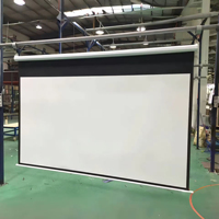 Écran de projection ALR électrique escamotable pour plafond de salle de réunion, 100'' 120'' 135'' 150'' 180 pouces, format 16:9