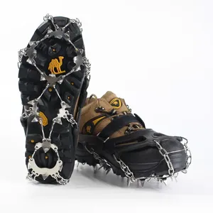 Crampons légers à 24 pointes en acier inoxydable, antidérapants, pour glace et neige, unisexe - Product Image 3