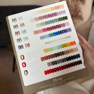 ชุดยาทาเล็บเจลยูวี 80 สี สีที่ใช้กันทั่วไปในร้านเสริมสวย พร้อมแผ่นแสดงสีสำหรับอุปกรณ์ทำเล็บ - Product Image 3