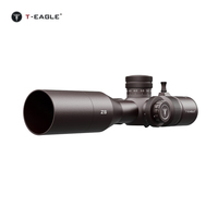 T-EAGLE ZS 3-12X44 FFP Tactique Chasse Portée Haute Définition Sports de Plein Air Optique Vue Antichoc avec Zero Stop Marron