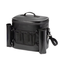 Sac isotherme noir imperméable à prix d'usine pour garder les bières et les boissons au frais, sac de transport thermique isolé