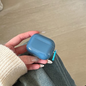 Estuche Rígido Brillante <span class=keywords><strong>de</strong></span> Color Sólido para Apple <span class=keywords><strong>Airpods</strong></span> 1 2 3 4 Pro 2, Funda para Auriculares Inalámbricos, Caja <span class=keywords><strong>de</strong></span> Carga para <span class=keywords><strong>Airpods</strong></span> Pro 3 - Product Image 2