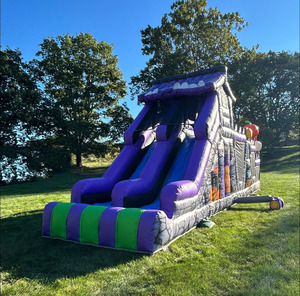 Circuito de Obstáculos Inflable para Halloween, Desafío de Obstáculos al Aire Libre con Calabazas y Fantasmas, Castillo de Obstáculos para Alquiler para Fiestas - Product Image 5