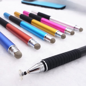 <span class=keywords><strong>Stylet</strong></span> universel 2-en-1 à prix d'usine avec logo personnalisé, pour tablette et écran tactile capacitif, en métal, pointe remplaçable - Product Image 2