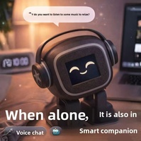 Robot EMO Intelligente con Rilevamento Emotivo, Chat Vocale AI, Interazione Tattile, Giocattolo Elettronico Smart per Bambini