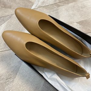 Mocassins plats en cuir véritable pour femmes, bout pointu, légers, chaussures d'été et de printemps, logo personnalisé - Product Image 6