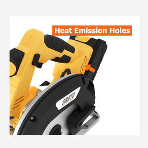 Sierra Circular de Inglete Inalámbrica para Cortes Profundos, Sierra Circular Eléctrica para Trabajos en Madera, Máquina Cortadora de Madera - Product Image 5