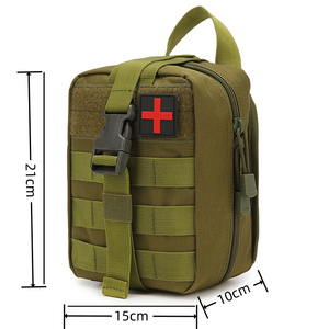 Sacs de premiers secours miniatures vides en nylon imperméable et résistant aux <span class=keywords><strong>d</strong></span>échirures pour les voyages, trousse médicale, <span class=keywords><strong>sac</strong></span> tactique - Product Image 2