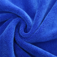 Serviette de sport personnalisée 30*40 cm microfibre polyester polyamide tissé noir bleu ciel bleu marine royal marron violet logo brodé
