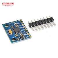 Modul Mpu-6050 GY-521 6dof Modul Giroskop Akselerasi Sensor Gyro Analog 3 Sumbu 3~5V Modul Akselerasi dengan Diagram