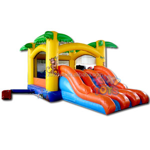 XIXI TOYS Tobogán inflable para salpicaduras de agua personalizado/Tobogán acuático inflable azul de verano - Product Image 6