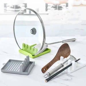 Gran oferta, organizador de utensilios de cocina de PP de plástico ecológico, soporte para cuchara de sopa en verde/blanco/gris - Product Image 2