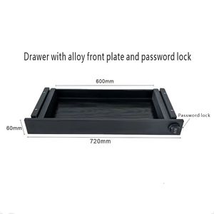 Bảng kim loại, máy tính bàn kệ sách lưu trữ dưới bàn văn phòng, có thể được khóa và phân vùng ngăn kéo - Product Image 6