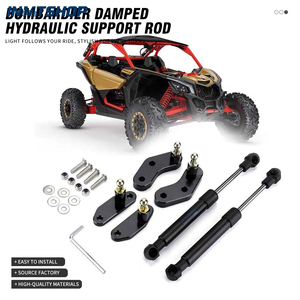 Venta al por mayor de fábrica - Accesorios para UTV 2017-2025 Bombardier <span class=keywords><strong>Can</strong></span>-<span class=keywords><strong>Am</strong></span> <span class=keywords><strong>Maverick</strong></span> <span class=keywords><strong>X3</strong></span>: Varilla de soporte hidráulica amortiguadora personalizable de marca - Product Image 2