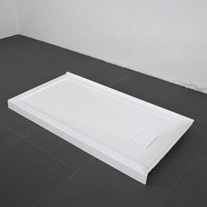 CUPC 60x36 pulgadas Acrílico Alcoba <span class=keywords><strong>de</strong></span> 2 paredes Umbrales dobles <span class=keywords><strong>Ducha</strong></span> blanca Bandeja blanca/sartén Precio barato Características populares para Baño - Product Image 3