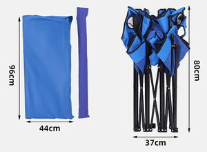 بيع بالجملة من المصنع مباشرة للاستجمام في الهواء الطلق حزمة الثلج المظلة والكراسي المزدوجة المحمولة التخييم - Product Image 6