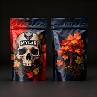 Sacs en Mylar personnalisés anti-odeur, sachets stand-up pour aliments lyophilisés, bonbons et gommes, emballage 3,5g 14g